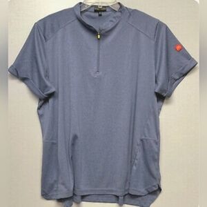 McDonald's Crew Performance Zip Polo Top Medium New Without Tags
